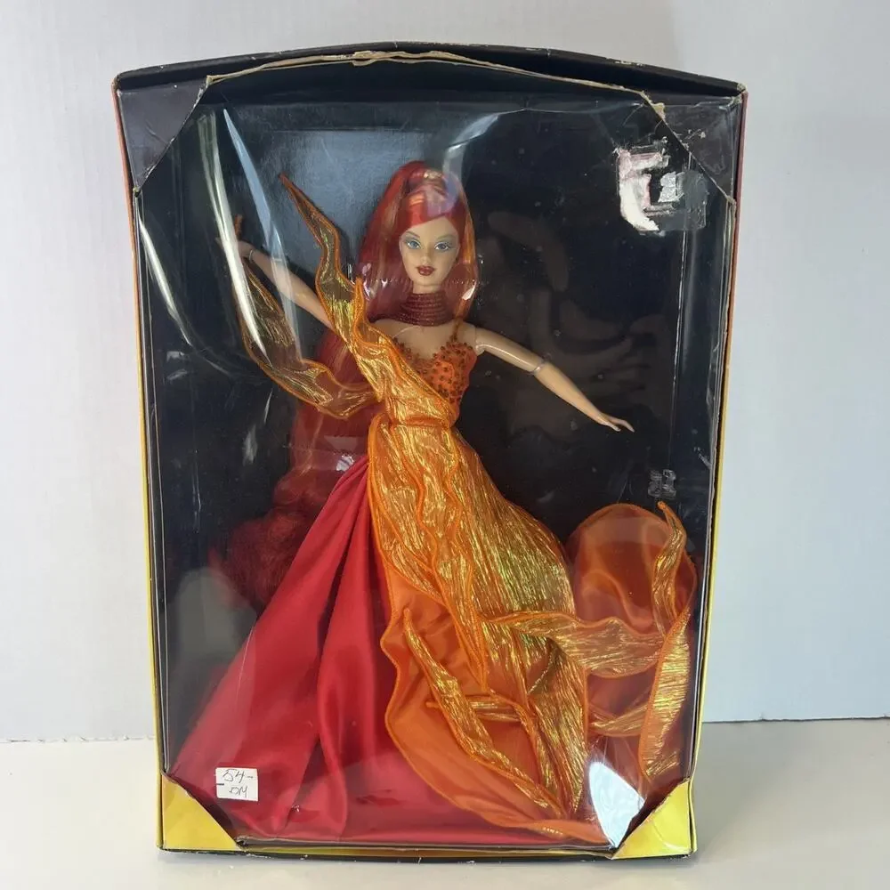 VTG Dancing Fire Barbie Doll Essence of Nature Collection Limited Edition Mattel